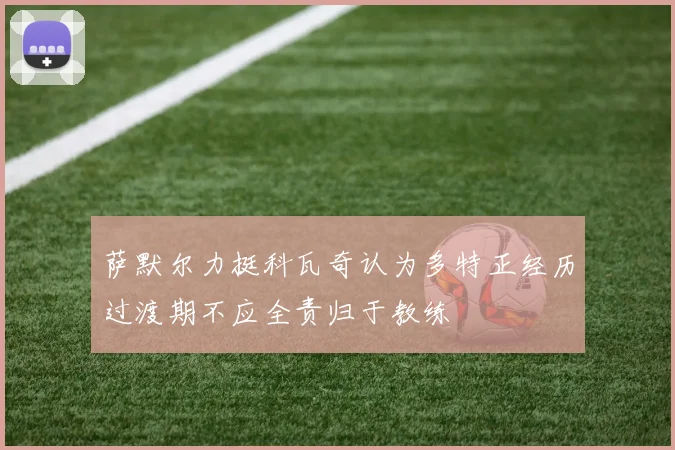 萨默尔力挺科瓦奇认为多特正经历过渡期不应全责归于教练
